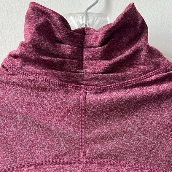 Lululemon Pleat Back Long Sleeve Pullover Bordeaux Size 8 NWOT - Picture 10 of 12